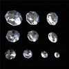 Wholesales beads Transparent 10mm-50mm crystal octagonal prisms glass beads hanging chandelier parts for jewelry making lampwork