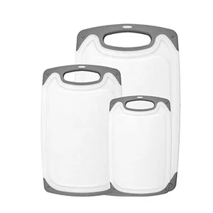 Image of 3 Pieces Per Set Kitchen Cutting Boards, Original Reversible Cutting Board, Plastic PE Cutting Boards