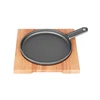 China factory restaurant general grill plate grill pan non - stick cast iron skillet Use for Gas and Induction Cooker