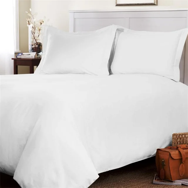 Elegant Luxury Modern King Size Cotton White Hotel Quilt Duvet Bed