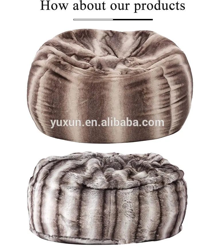big fuzzy bean bag chair 