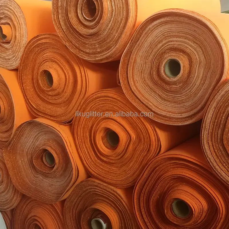 
Bulk eva foam sheet rolls glitter EVA Foam wholesale in roll orange color DIY eva foam roll 
