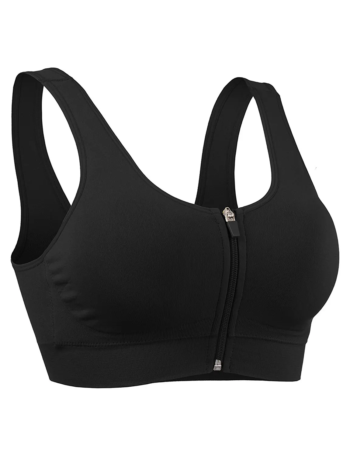 front clip sports bra