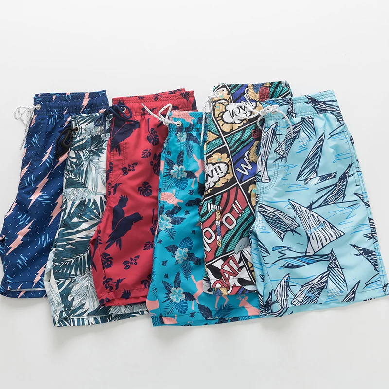 Guangzhou Factory Oem Custom Sublimation Printing Swimming Trunks Mens Boardshorts Swimwear