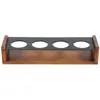 Flight Carrier with Chalkboard Surface 12 Case For Tea Coffee Beer Carrier