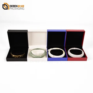 Wholesale custom cardboard leather paper bracelet boxes with logo custom 2