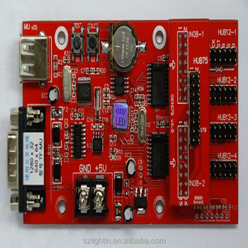 alert lighting systems led TF-A5U p10 rgb led display control card