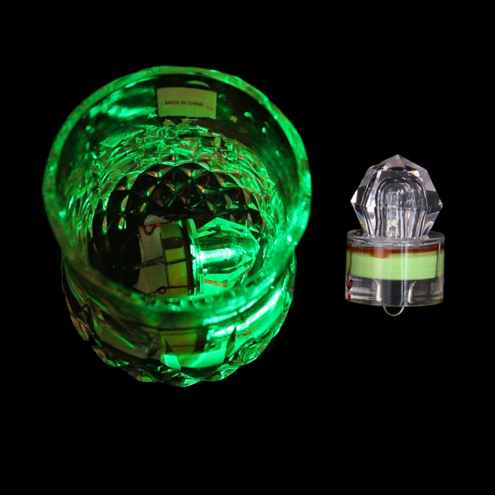 LED Deep Drop Underwater Flash Fishing Light Squid Strobe Bait Lure Lamp Green