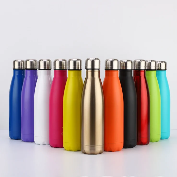 

Amazon Hot Selling 17oz stainless steel insulated cola water flask bottle for promotion