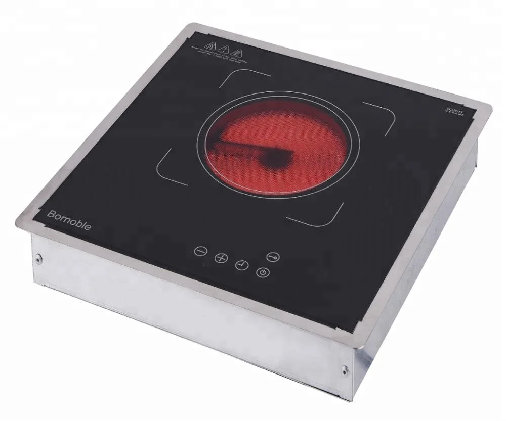 Schott Ceran Glass Touch Control Single Burner Electric Infrared