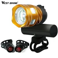 

WEST BIKING Ultra Bright Bicycle Light 1200LM Zoom Waterproof T6 LED Front Taillights USB Rechargeable Bicycle Light Set