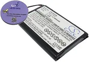 vintrons (TM) Bundle - 1000mAh Replacement Battery For GARMIN IA3Y117F2, + vintrons Coaster