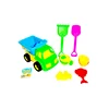 Wholesale colorful 7 pcs plastic toy beach play