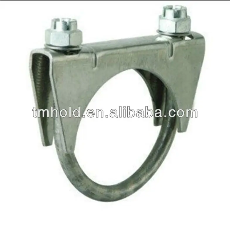 M8 Bracket Stainless Steel U Bolt Saddle Pipe Clamp For Pipe Hanger