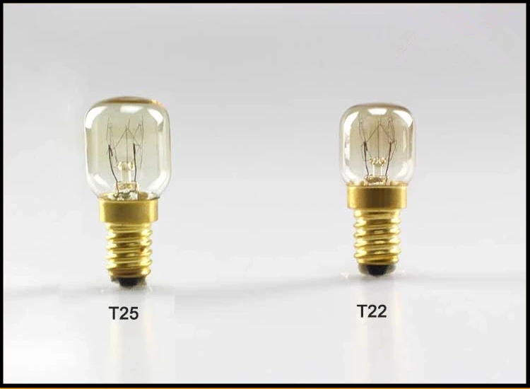 15w 25w 40w E14 Base Microwave Oven Bulbs T22 T25 Heat Resistant 300