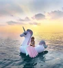 Rainbow printed cheap giant inflatable unicorn for swimming pool cheap fun pool floats