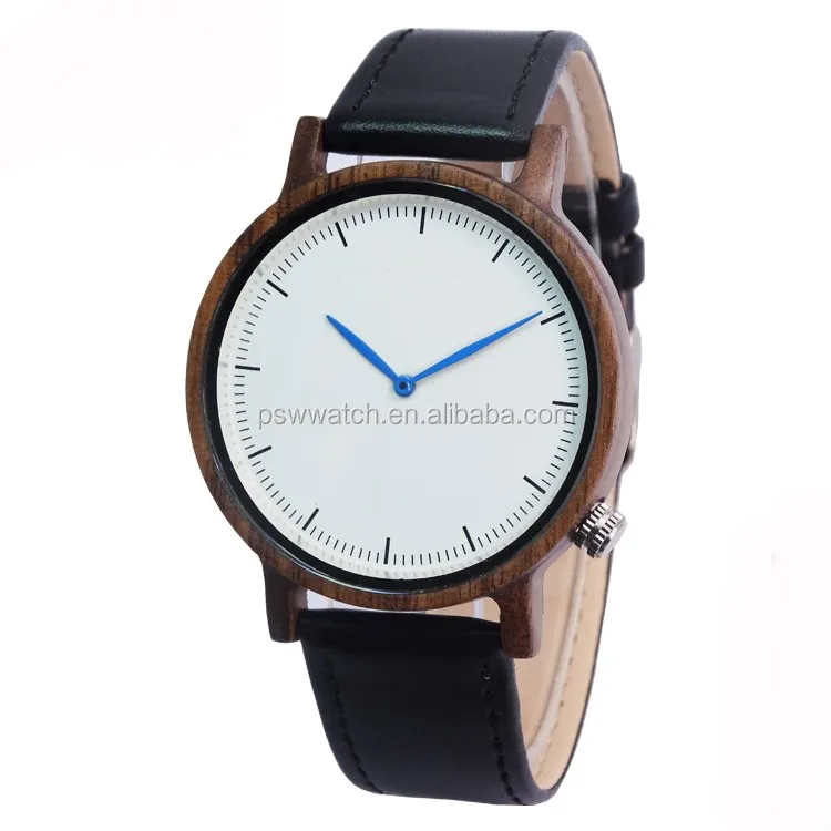 

Your logo brand genuine leather thin case walnut wood wooden watches