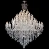 Large antique crystal glass chandelier deco pendant light 81052