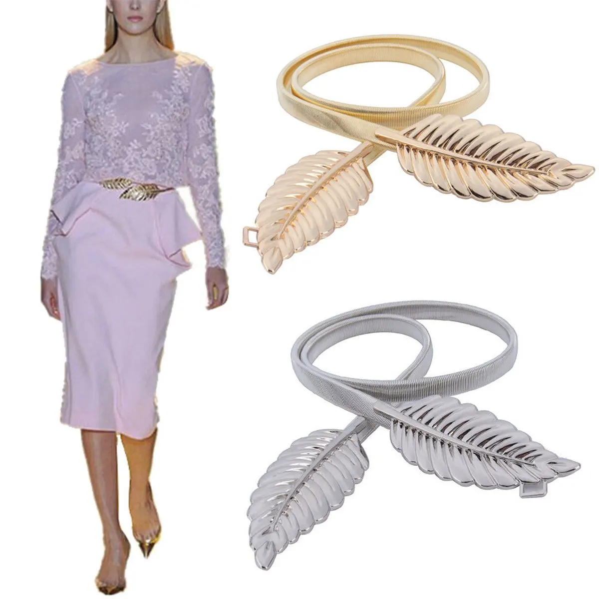 silver waist belt for dress