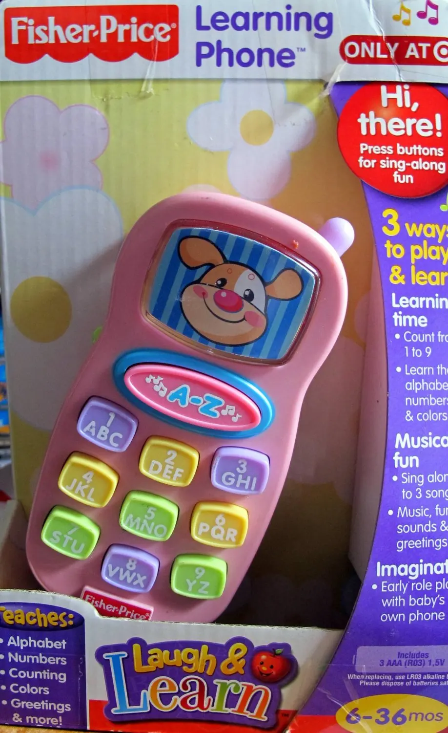 fisher price laugh and learn phone