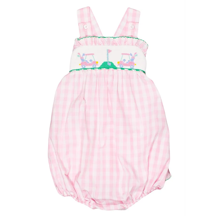 Baby Clothes Birdie Golf Bubble Smocked Infant Romper Buy Infant