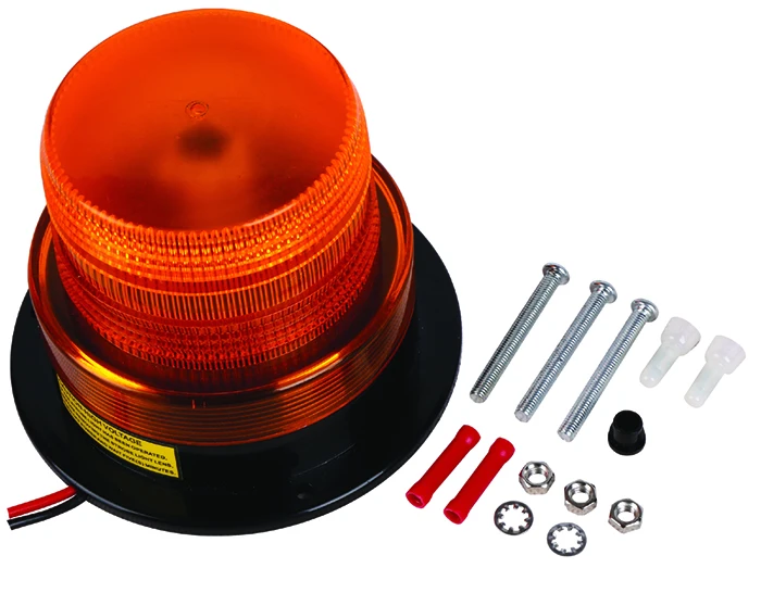 Amber Square Led Ambulance Warning Flashing 24v Strobe Beacon Light Amber Led Strobe Lights For