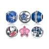 Dropshipping Factory Custom Different Shape Beads Charms Authentic 925 Sterling Silver Sparkling Colorful Beads Charms