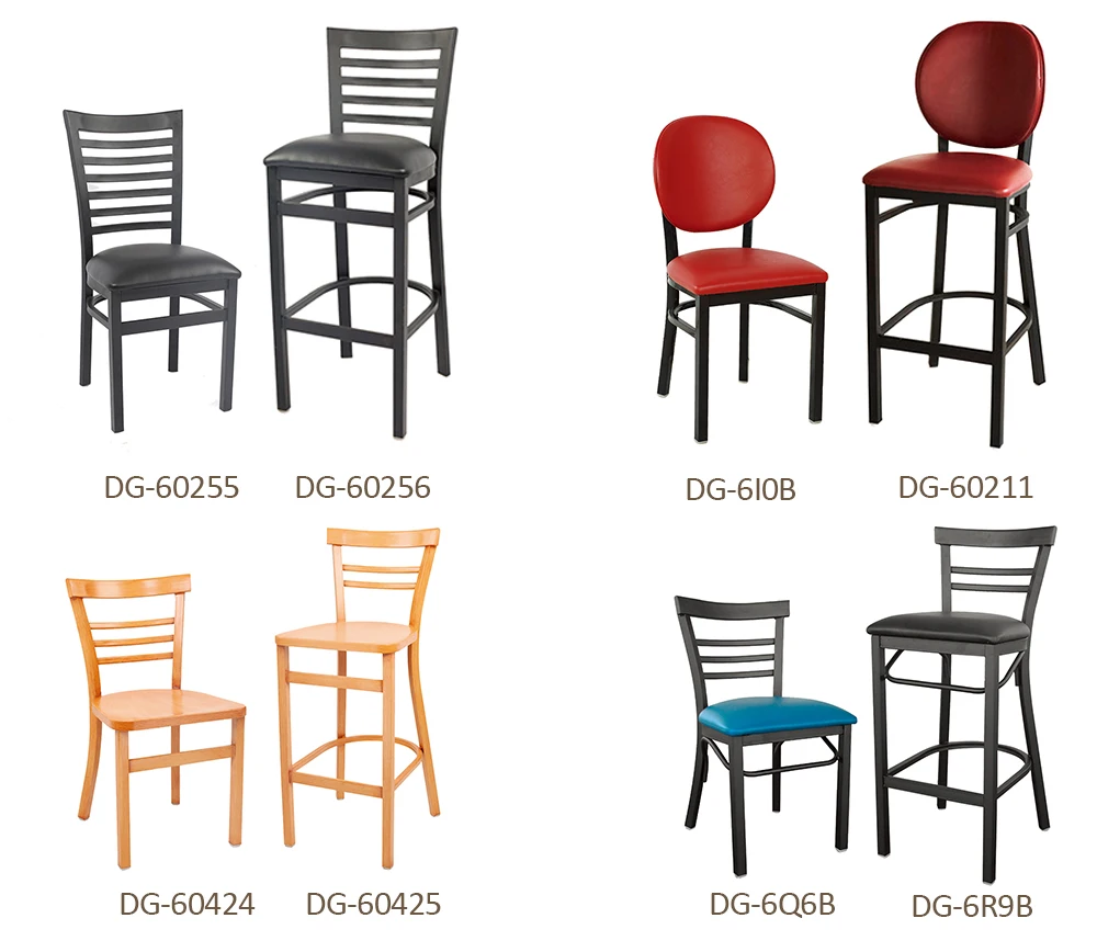 Malaysia Cheap Ladder Back Metal Plywood Seat Restaurant ...