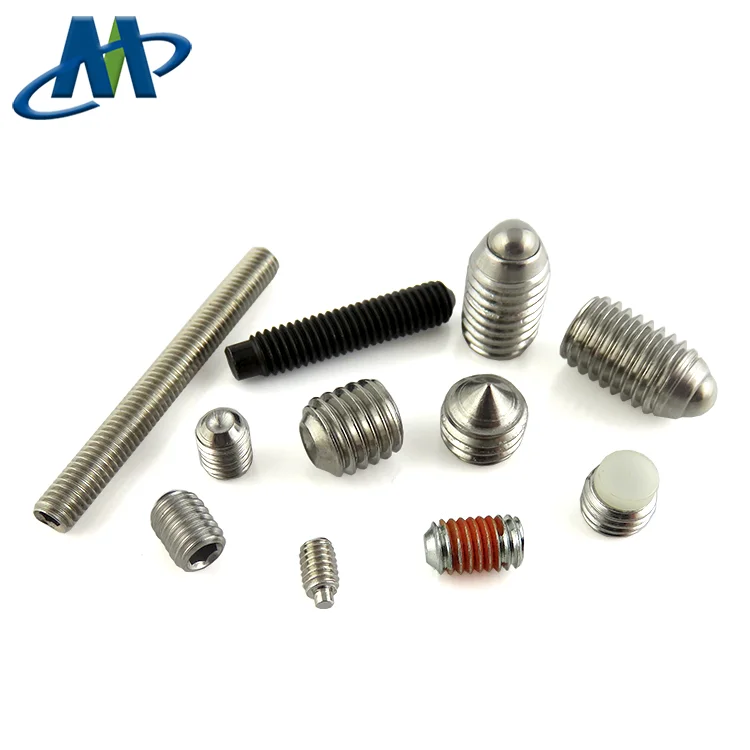 Plastic Tip Set Screw /high Quality Set Screw With Plastic/socket Set Screw With Nylon Pellet