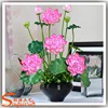2017 new type Artificial lotus flower real touch decorative fresh lotus flower for sale