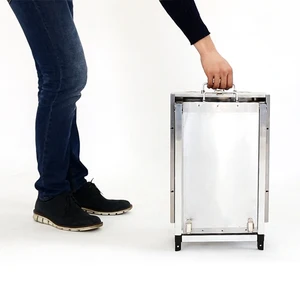Image of Stainless Steel Home or Outdoor BBQ Grill Folding BBQ Grill Large BBQ Grill Barbecue