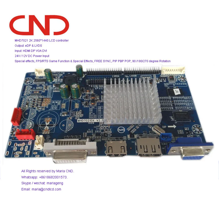 2k Qhd 2560*1600 Resolution Lcd Led Monitor Controller Board Buy