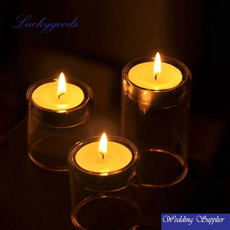 Lgj014 Glass Round Votive Crystal Candle Holder,Replacement Glass