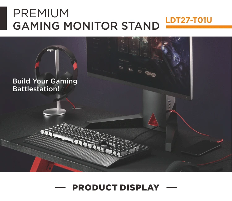 Gaming Monitor Stand With USB Port