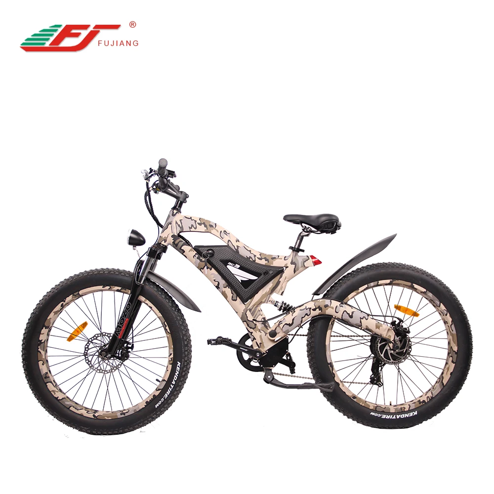 Hot selling fashionable 26'' fat tire 48v 750w electric bicycle e bike from china