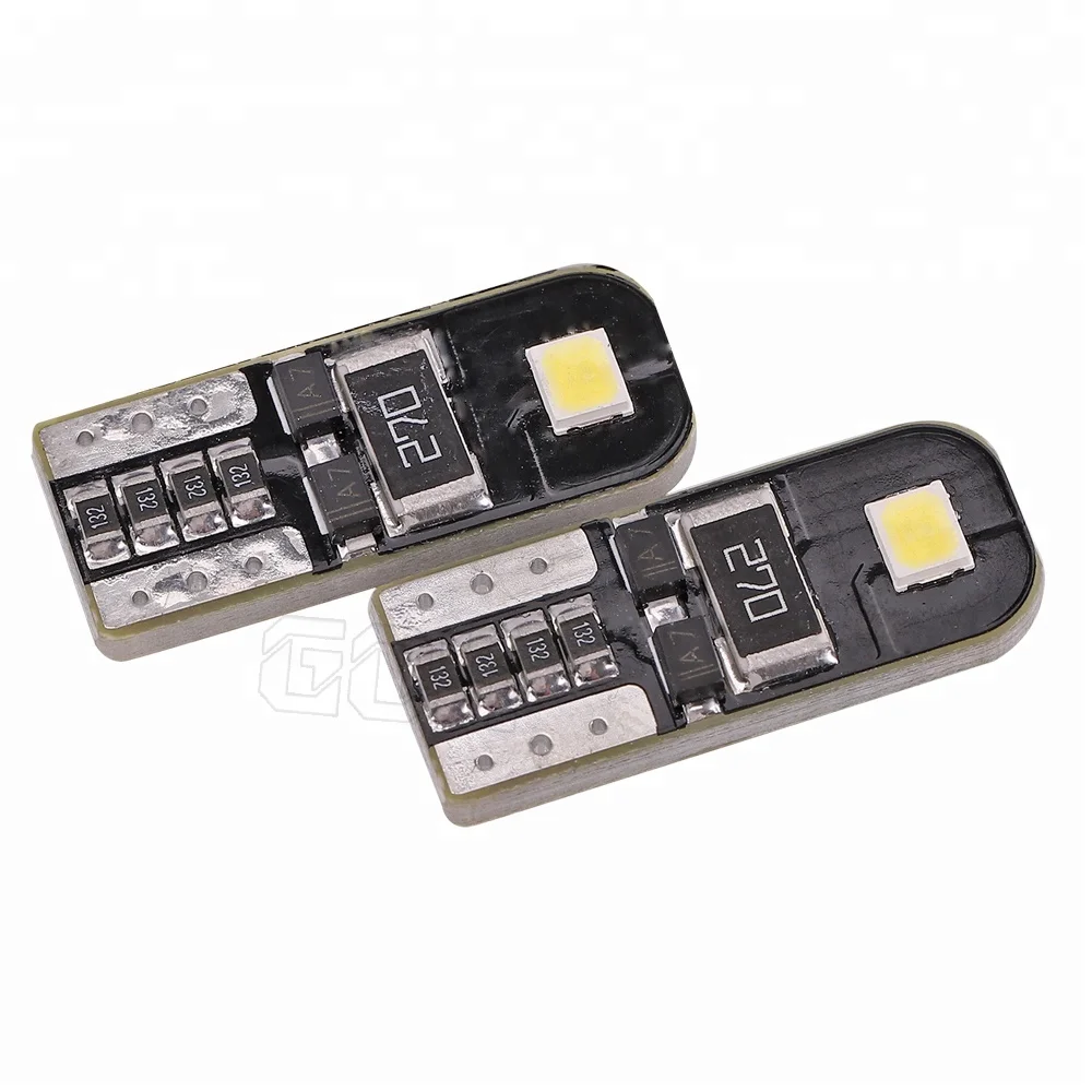 

Auto Canbus T10 W5W LED Car Lamps 168 194 T10 2smd 2835 License Plate Light Trunk Clearance Lights Reading Lamp 12V, White