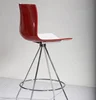 reproduction bar furniture itlian simple style white abs bar stool furniture for pub on sale