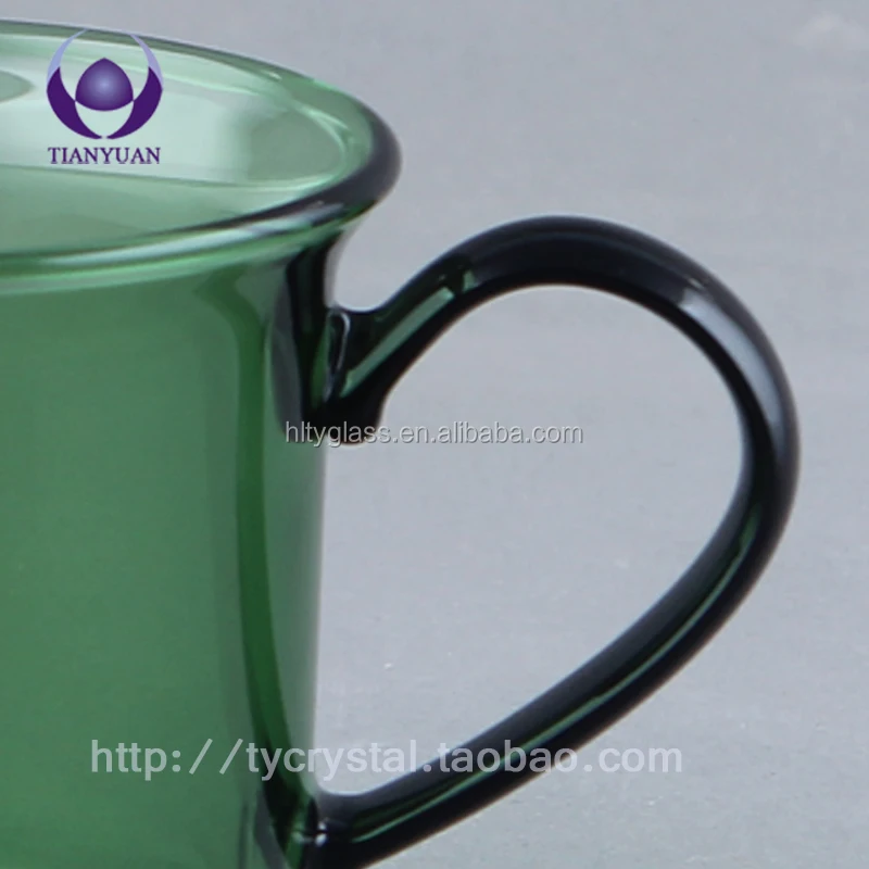 
Wholesale High Quality Colored Borosilicate glass coffee cup 