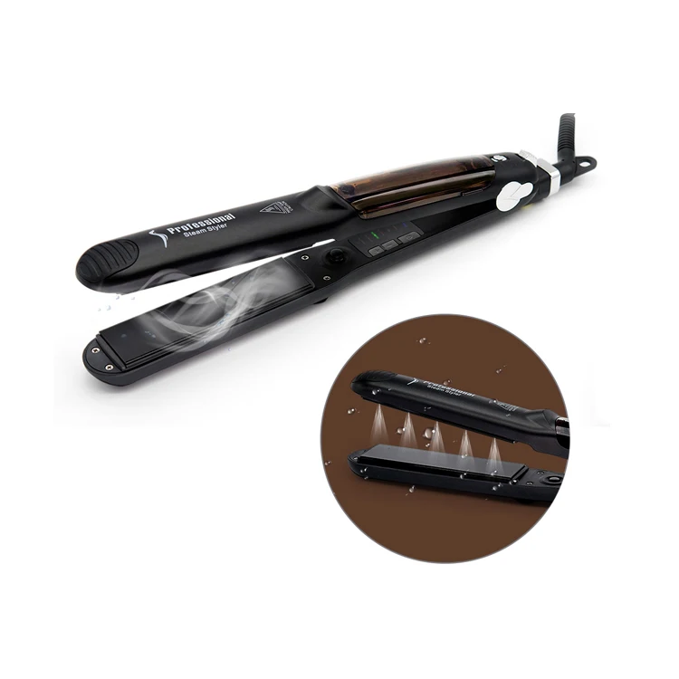 

Professional Hair Steam Styler Hair Straightener with Vapor Heat Up fast, Any color is available