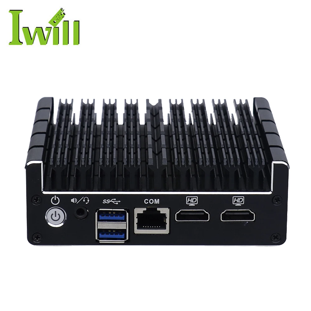 

Thin Client Dual Core J3060 CPU 2 Ethernet Ports Fanless NUC Mini PC x86