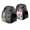 sublimation blank children's book bag, kids' school backpack ,Colorful Shoulder bag for customize printing