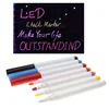 Children Friendly Colorful Erasable Glass Window Pens Dust Free Water-Based Non-Toxic Chalk Ink Pen Chalkboard Chalk Marker