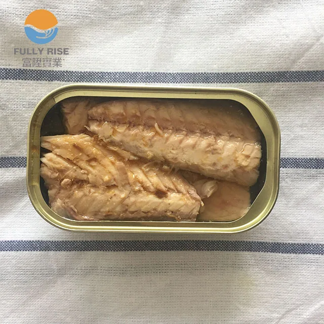 Tasty Canned Mackerel Fillets In Brine/salt Water Canned Food Supply