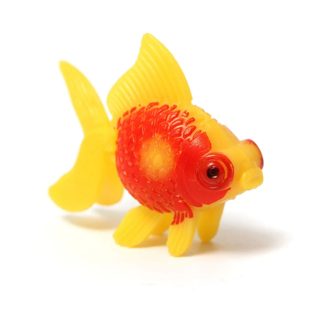 Aquarium Fish Tank Plastic Swimming Artificial Fake Gold Fish