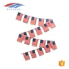 OEM 100% polyester fabric conutry custom mini flags American string flag