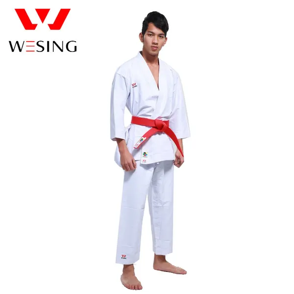 

Wesing men and women WKF karate kumite gi martial arts uniforms, White