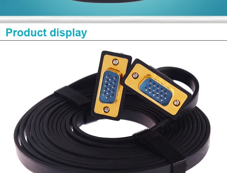 High Quality 15pin VGA Cable M/F Serial Extension Cable RS232 100 foot vga cable - ANKUX.COM