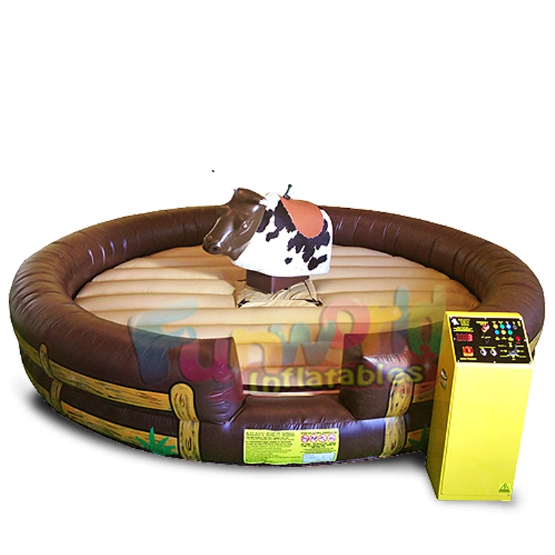 Outdoor Inflatable Bull Riding Machine Rodeo Bull Inflatable Mechanical