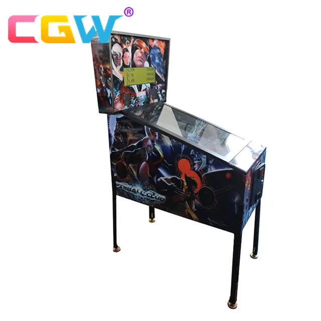 

CGW Coin Operated 3D Video Pinball Game Arcade Flipper Pinball Machine Table For Bars