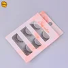 Canada USA popular stores display folding clear window custom logo eyelash packaging